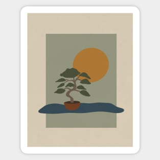 Bonsai Sun Sticker